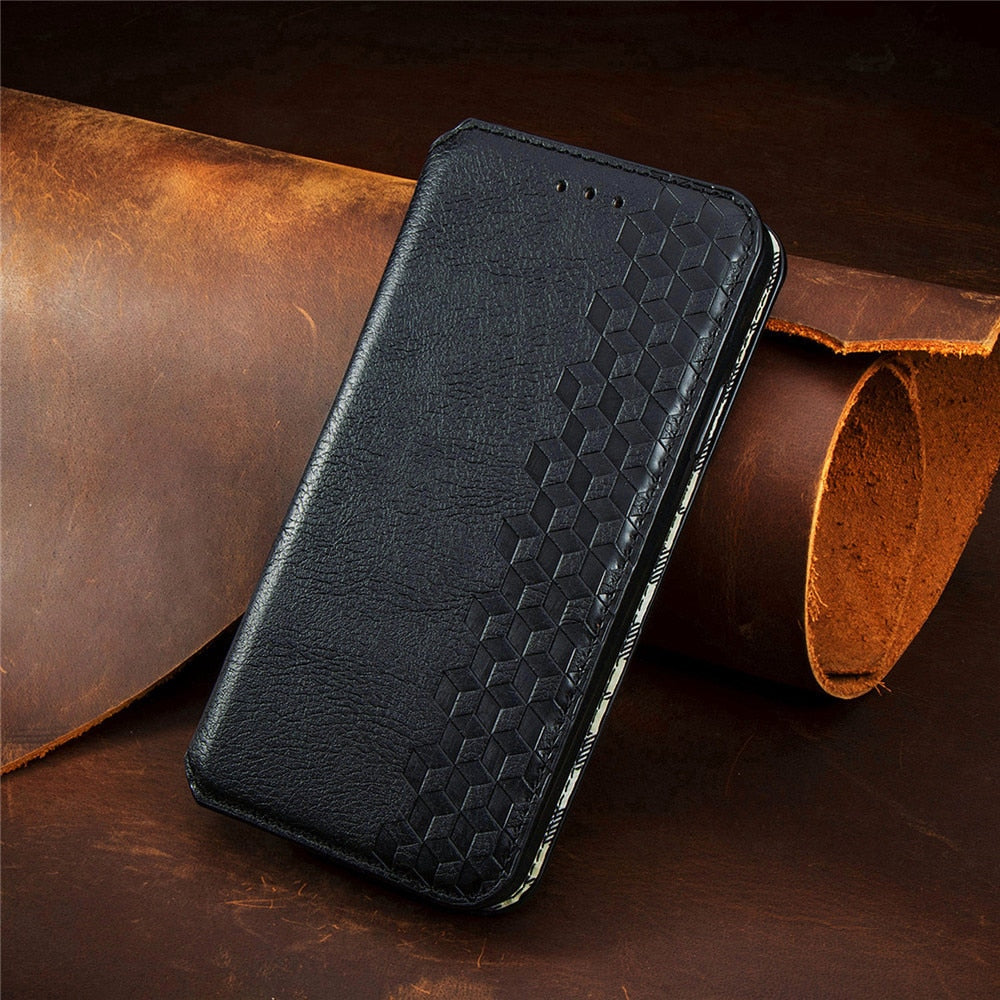 Luxury Leather Flip/Wallet Style Case For iPhone - Case Monkey