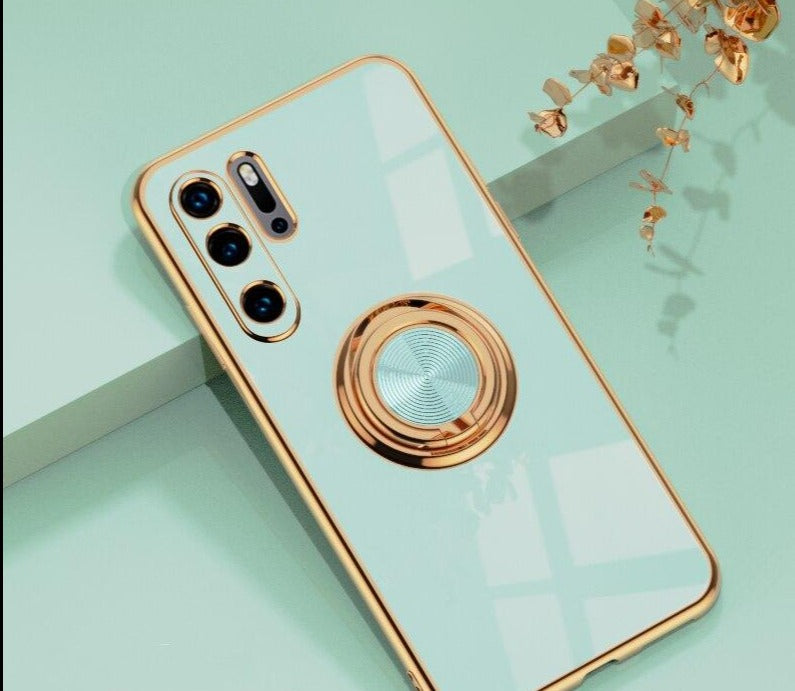 Luxury Pop Socket Silicone Case For Huawei Phones - Case Monkey