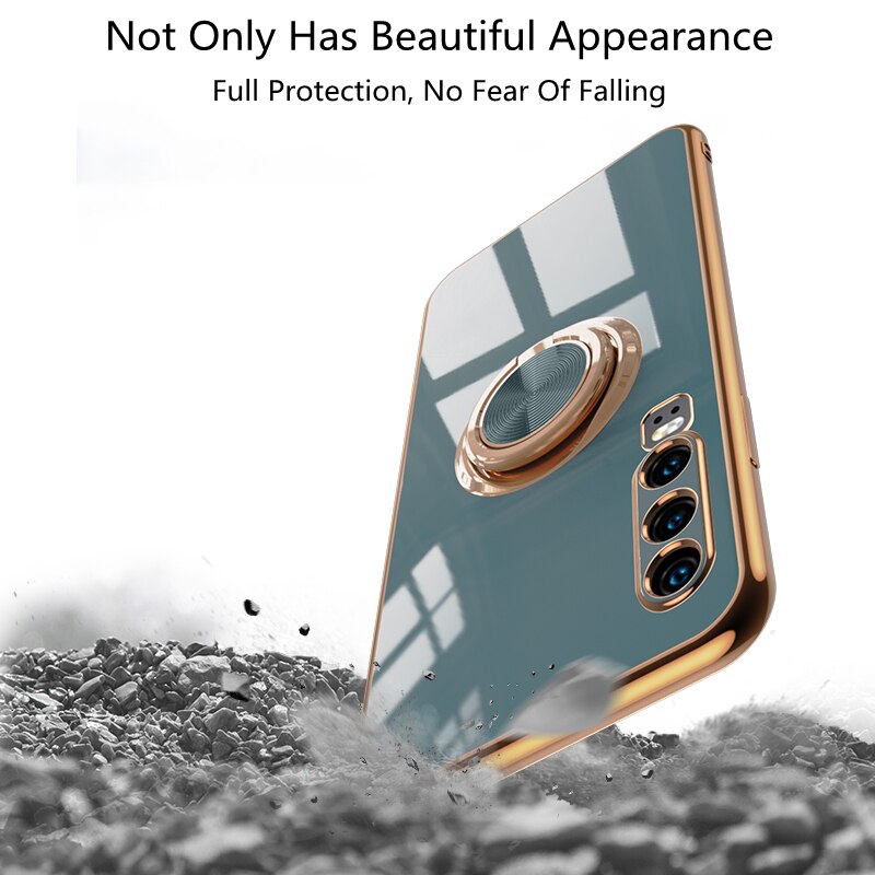Luxury Pop Socket Silicone Case For Huawei Phones - Case Monkey