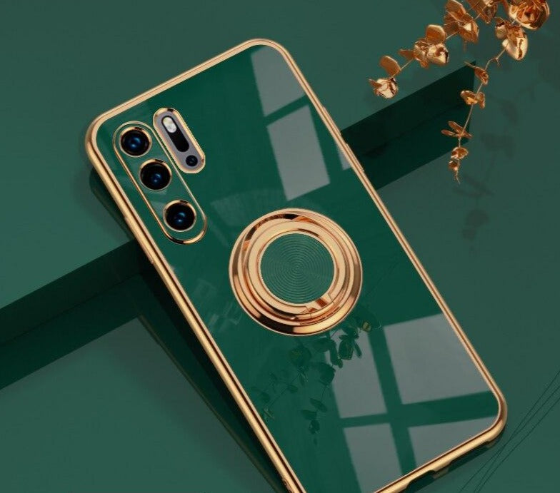 Luxury Pop Socket Silicone Case For Huawei Phones - Case Monkey