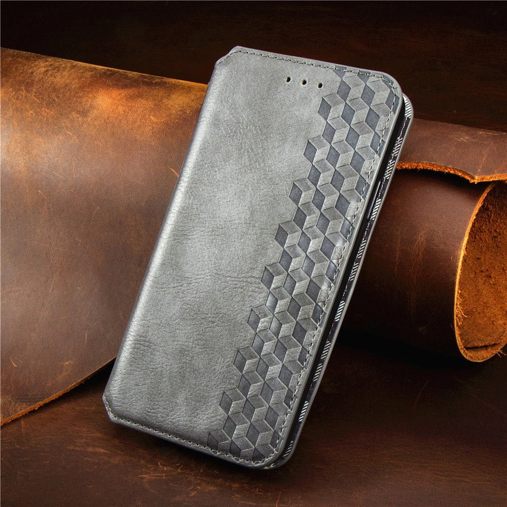 Luxury Leather Flip/Wallet Style Case For iPhone - Case Monkey