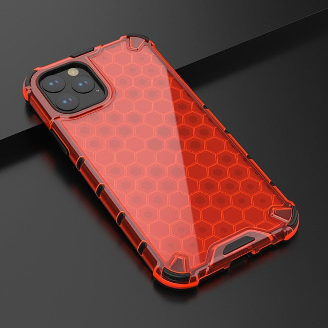 Airbag Shockproof Honeycombe Armour Case For iPhone - Case Monkey