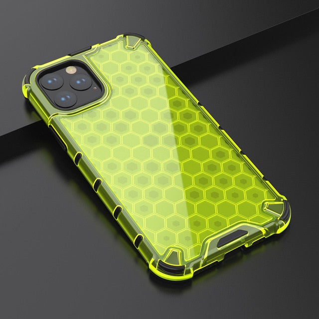 Airbag Shockproof Honeycombe Armour Case For iPhone - Case Monkey